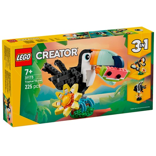Fauna salvaje: tucan tropical. LEGO.31173