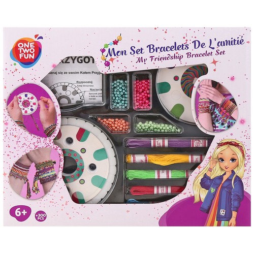 Set de Abalorios para hacer Pulseras +5 Años ONE, TWO FUN