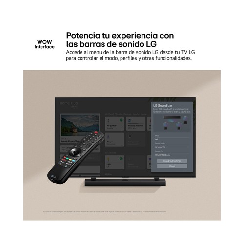 Televisión 127 cm (50") LED LG, 50UT73006, 4K WEBOS