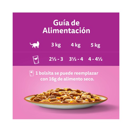 WHISKAS Tasty mix Alimentación para gatos húmeda 4x85 g.