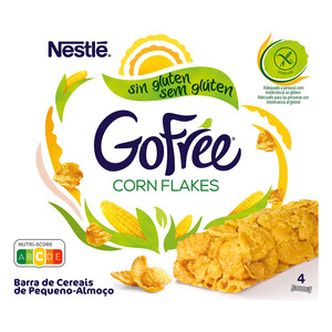 NESTLÉ Barritas de cereales sin gluten NESTLÉ GOFREE CORNFLAKES 88 g.