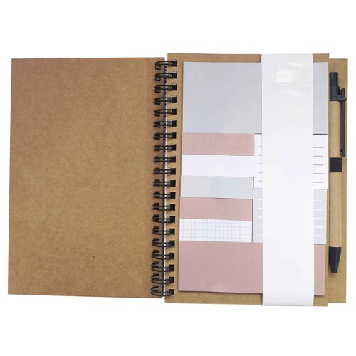 Cuaderno + Notas Adhesiva 11,5X17,5 ALCAMPO