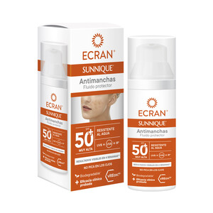 Imagen de ECRAN Protector solar para cara y escote, con FPS 50+ (muy alta) ECRAN Sunnique 50 ml.