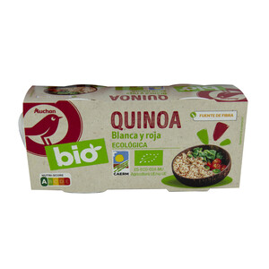 ALCAMPO ECOLÓGICO Quinoa blanca y roja cocida ecológica ALCAMPO ECOLÓGICO 2 uds. x 125 g.