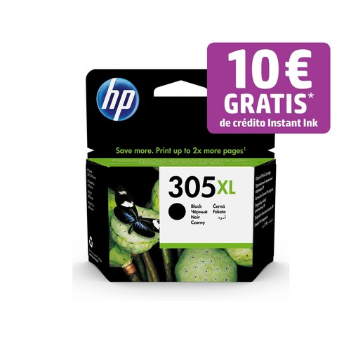 Cartucho de tinta original HP 305XL 3YM62AE, negro.