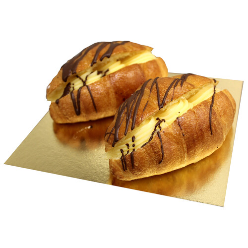 Croissant relleno de crema, 2 uds.