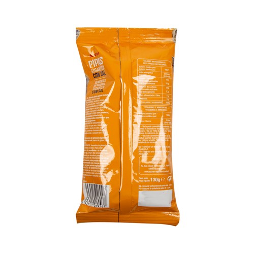 PRODUCTO ALCAMPO Pipas de girasol gigantes saladas 130 g.