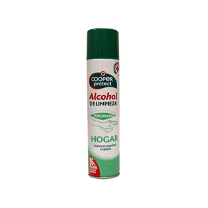 COOPER Alcohol de limpieza de superficies del hogar perfumado COOPER PROTECT 300 ml.