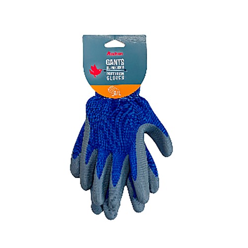Guantes de trabajo polyester nitrilo, talla 9 L, ALCAMPO.