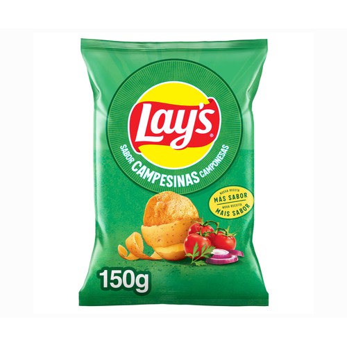 Patatas fritas lisas receta Campesina LAY'S bolsa de 150 g.