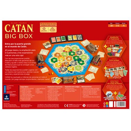 Catan Big Box Plus 2023, Juego de mesa, DEVIR