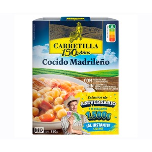 Imagen de CARRETILLA Cocido madrileño especial para microondas 350 g.