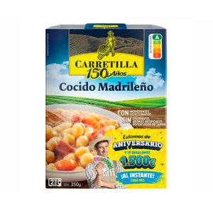 CARRETILLA Cocido madrileño especial para microondas 350 g.