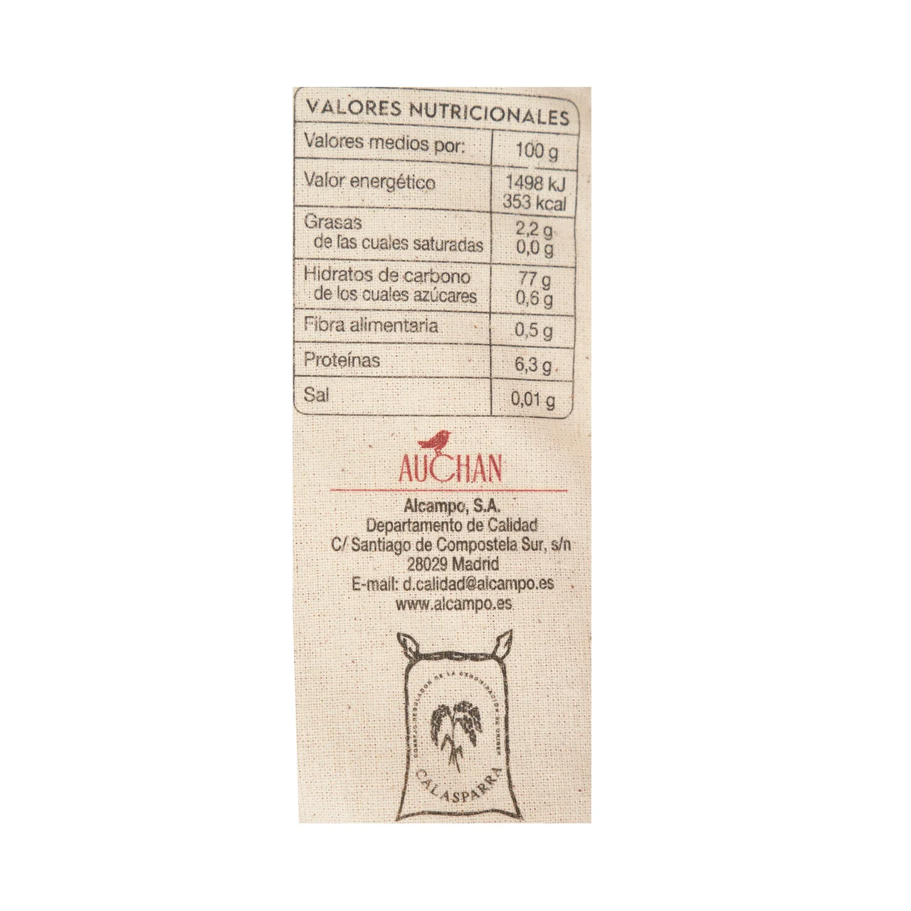 PRODUCTO ALCAMPO Arroz bomba 500 gr