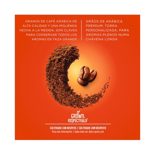 DOLCE GUSTO Caféen cápsulas lungo I6,16 uds.