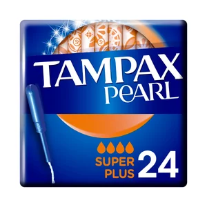 TAMPAX Tampones super plus con aplicador TAMPAX Pearl 24 uds