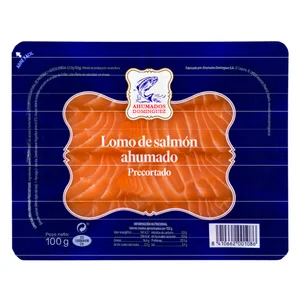 AHUMADOS DOMINGUEZ Salmón ahumado precortado