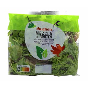 Imagen de AUCHAN Brotes tiernos con rúcula bolsa de 100 g. Producto Alcampo