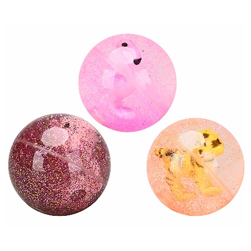 Pelota saltarina de 6,5cm, con diseño de figura, SNC.