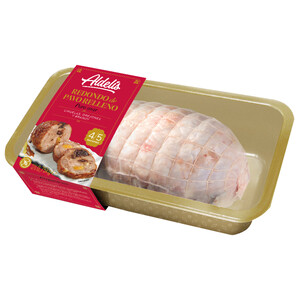 Imagen de Redondo de pavo para asar, relleno de ciruelas y orejones, elaborado sin gluten ALDELÍS 750 g.