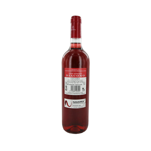 DIACONO  Vino  rosado con D.O. Navarra botella de 75 cl.