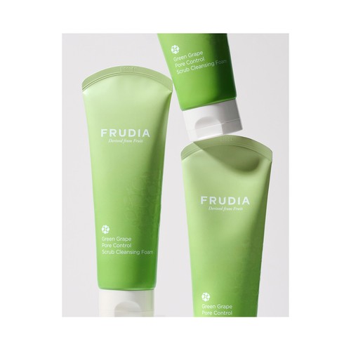 FRUDIA Limpiador facial exfoliante que elimina puntos negros y exceso de sebo 145 ml.