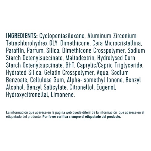 REXONA Desodorante en stick para mujer, con protección continua contra el olor REXONA Confidence 45 ml.