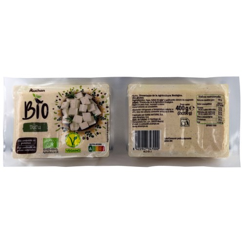 ALCAMPO ECOLÓGICO Tofu procedente de agricultura biológica 2 x 200 g.