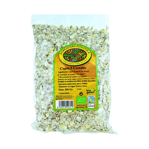 Cereales de fibra ecológicos BIOGORET 500 g.