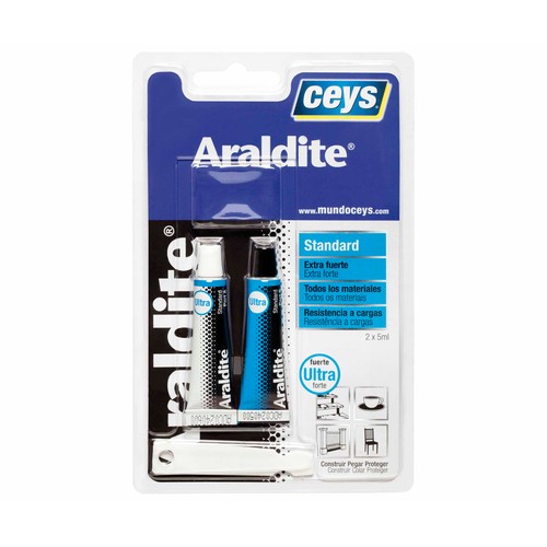 Adhesivo epoxi de 2 componentes, CEYS Araldite standar, 18grs.