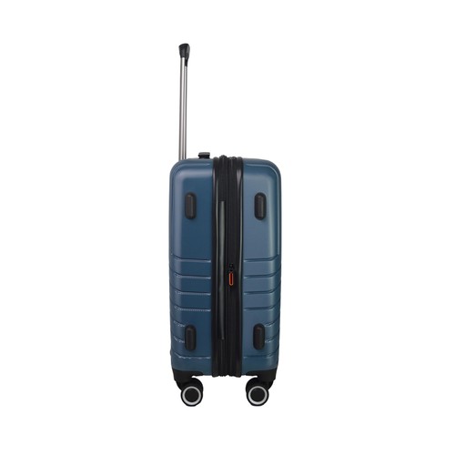 Maleta de cabina tipo trolley  8 ruedas  light  55cm azul . AIRPORT