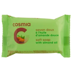COSMIA Pastilla de jabón de tocador con aceite de almendras 90 g.
