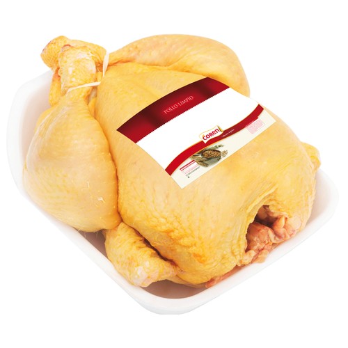 COREN Pollo blanco, limpio y entero  