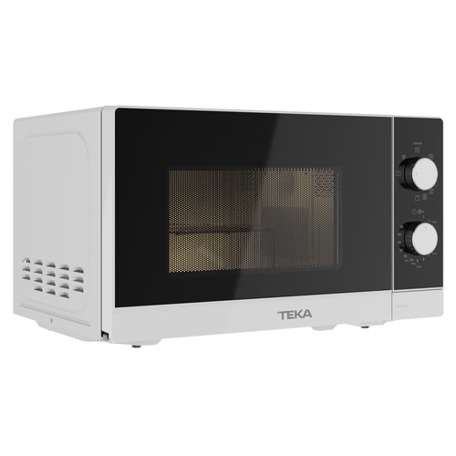 Microondas con grill TEKA MWFS20GWH analógico, color blanco, capacidad 20L, potencia 700W, grill: 1000W.