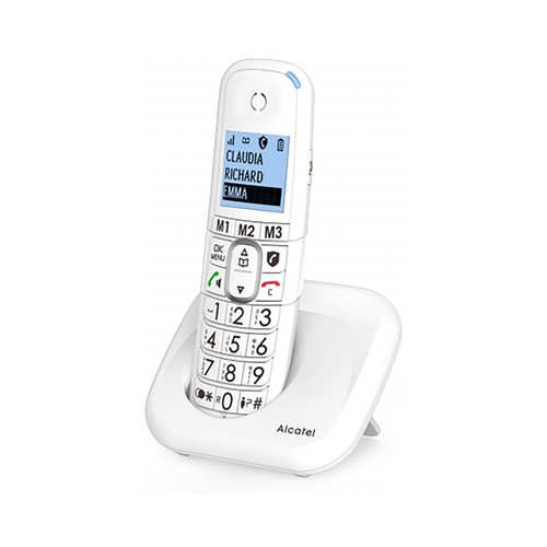 Teléfono inalámbrico ALCATEL Xl785, pantalla retroiluminada, agenda para 100 contactos, bloqueo de llamadas.