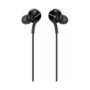 Auriculares tipo intraudivito SAMSUNG, micrófono, control de volumen, clavija 3,5mm, color negro.