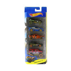 Pack de miniaturas de vehículos HOT WHEELS pack de 5 unidades.