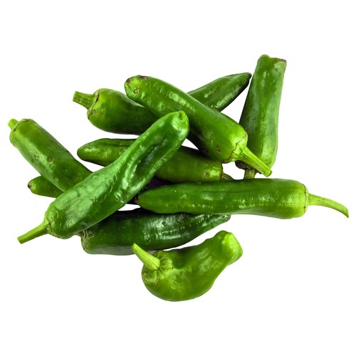 Pimiento verde pequeño al peso.