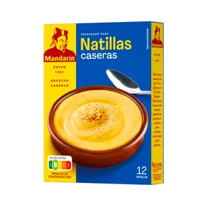 MANDARÍN Natillas preparado MANDARÍN 80 g.