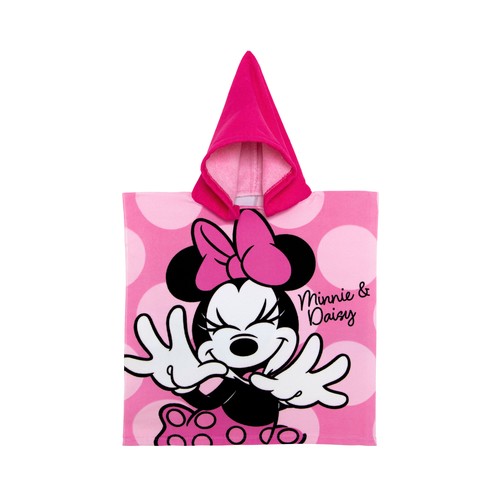 Poncho infantil 50x50cm 240grs microfibra. MINNIE