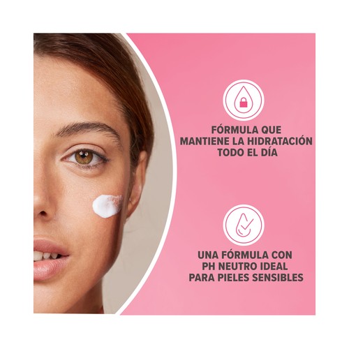 OLAY Loción hidratante y revitalizante para cara, cuello y escote, especial pieles sensibles 200 ml.