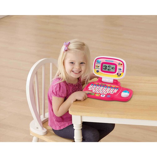 Pequeordenador Ordenador infantil educativo para niños color rosa VTech. Edad recomendada desde 3-6 años