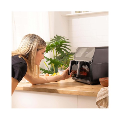 Freidora de aire 9L, 2200W, CECOTEC Cecofry Advance 9000 Window. 
