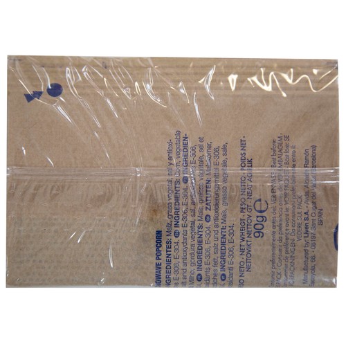ZANUY Palomitas de maíz para microondas 90 g.