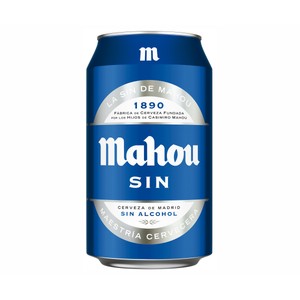 Imagen de MAHOU Cerveza sin alcohol lata 33 cl.