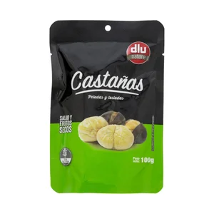 LA MADRILEÑA Castañas tostadas y peladas 100gr