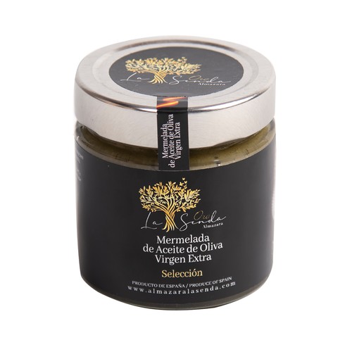 A SENDA ALMAZARA Oro selección Mermelada de aceite de oliva virgen extra bote 180 g.
