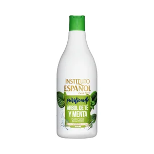 INSTITUTO ESPAÑOL Champú purificante con árbol de té y menta 750 ml.