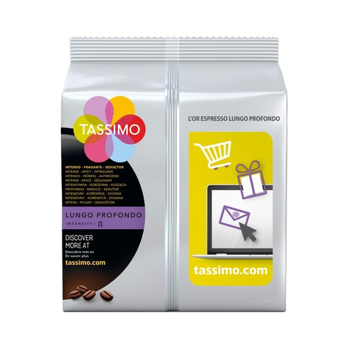 TASSIMO L"OR Café en cápsulas lungo profondo  16 uds.