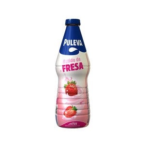 PULEVA Batido con sabor a fresa, elaborado con un 90% de leche PULEVA 1 l.